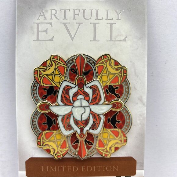 Disney Parks Pin Jafar Aladdin Scarab 2021 Artfully Evil Villain LE Pin - Picture 2 of 5